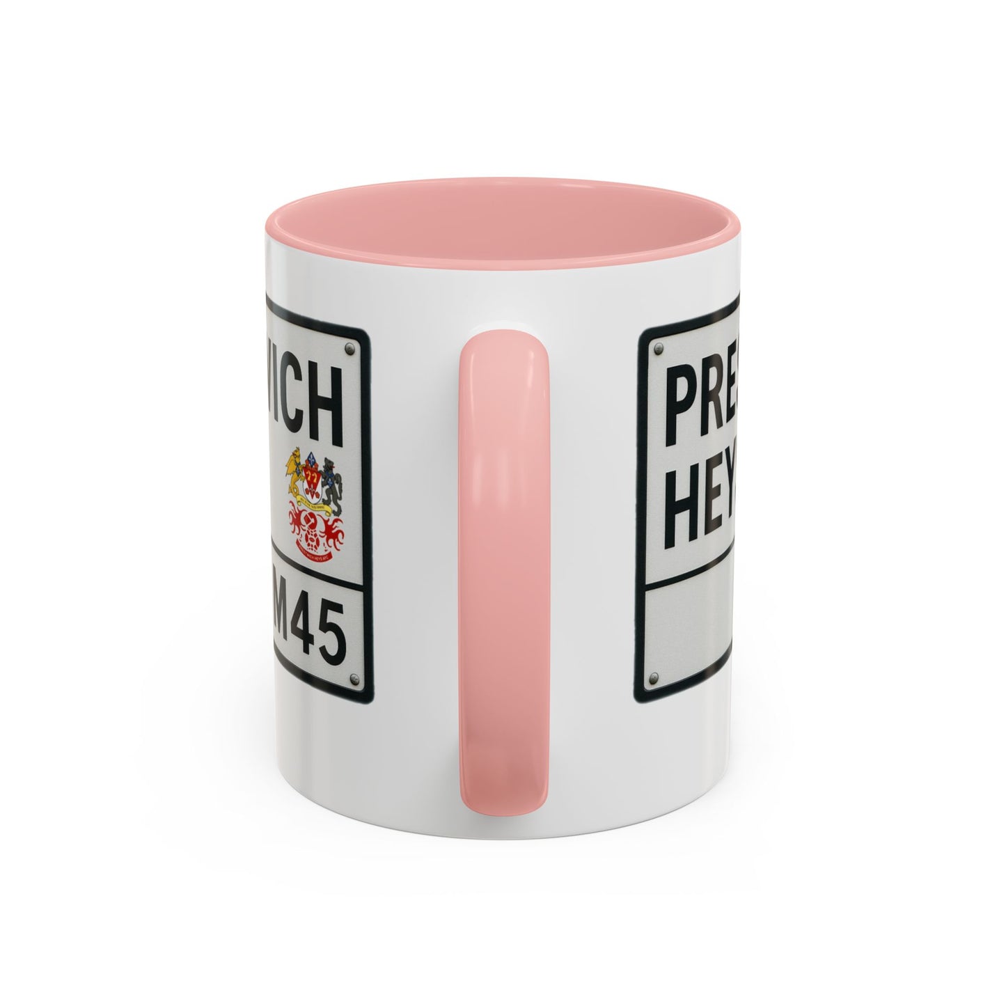 Prestwich Heys Road Sign Accent Coffee Mug (11, 15oz)