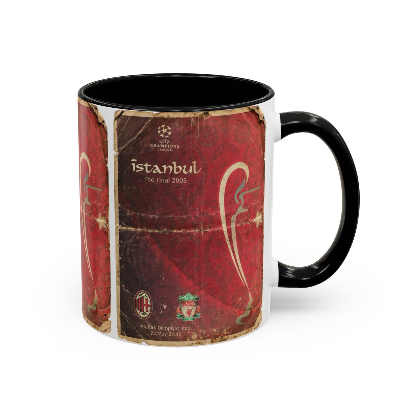 2005 UCL Final Liverpool AC Milan Poster Coffee Mug (11, 15oz)