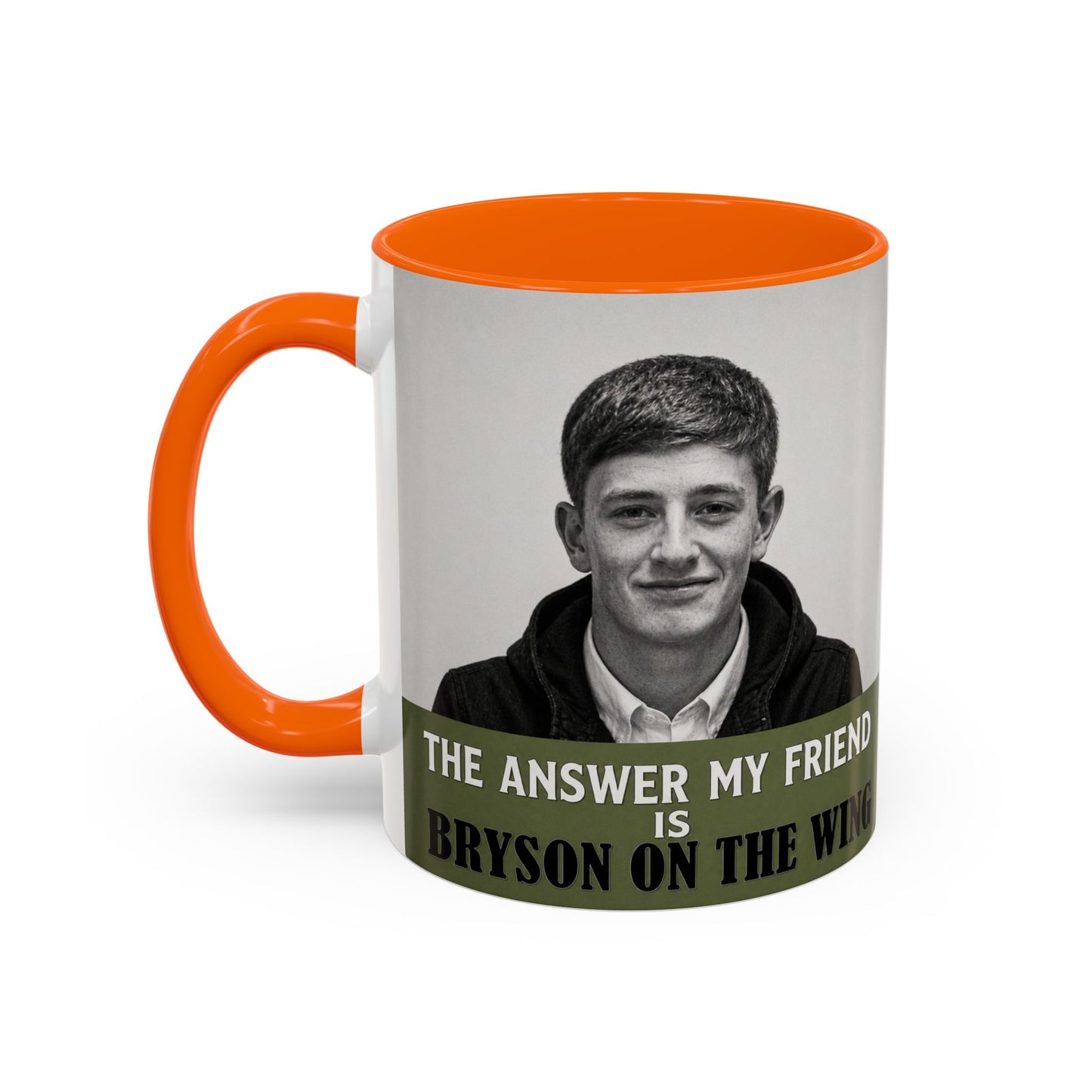 Bryson Appleton The Answer My Friend - Prestwich Heys Accent Coffee Mug (11, 15oz)