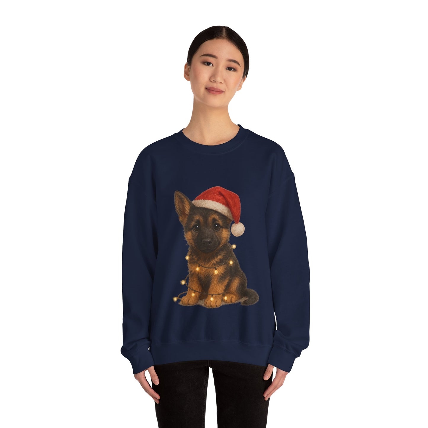 Christmas German Shepherd Puppy Sweatshirt