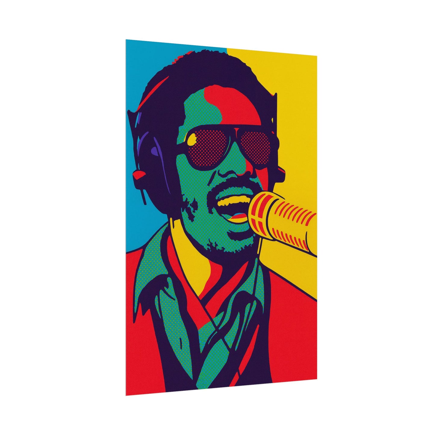 Stevie Wonder Pop Art Poster