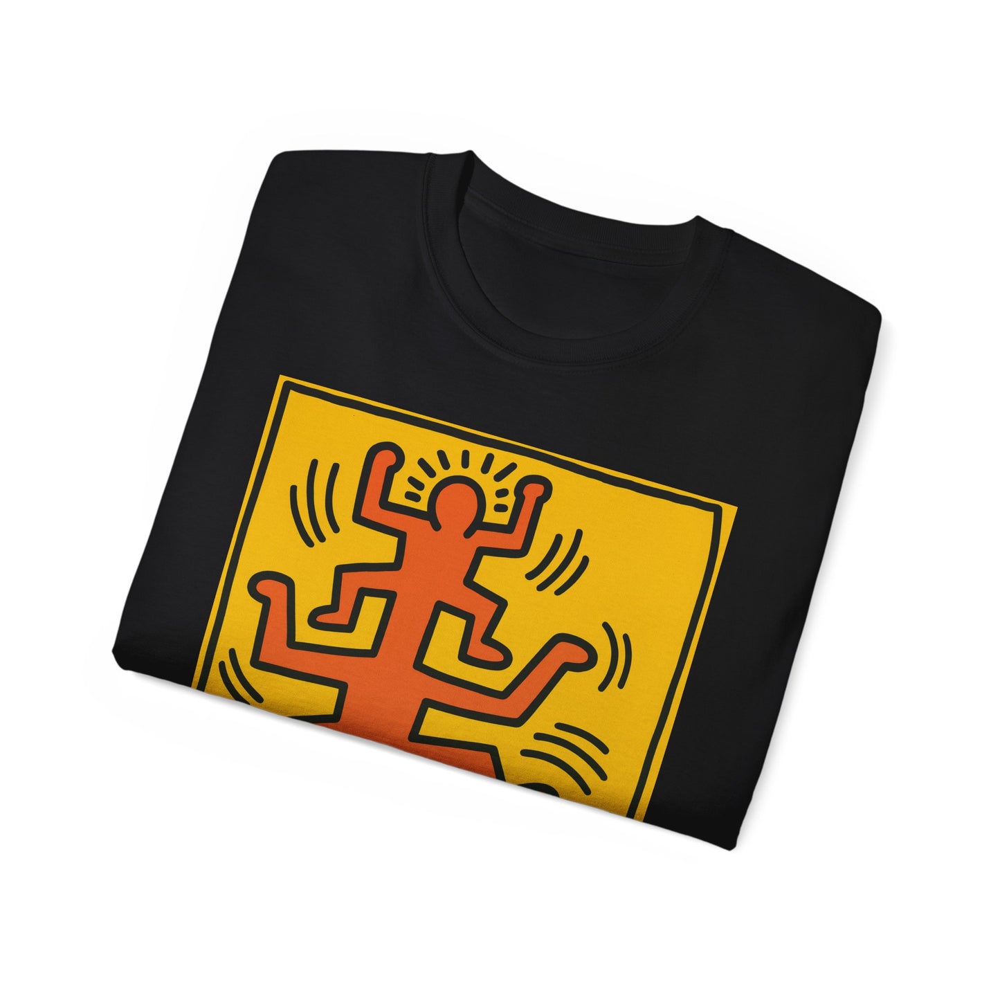 Keith Haring Plate No. 1 (from the Growing suite) Orange T-Shirt
