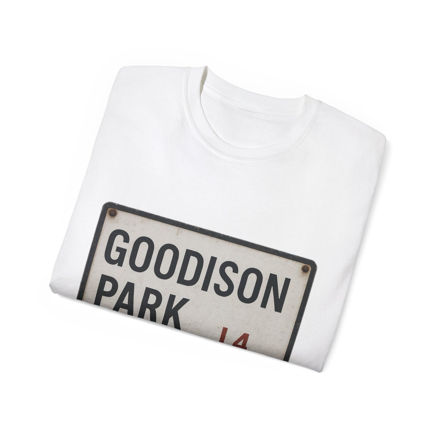 Goodison Park Everton Road Sign T-Shirt