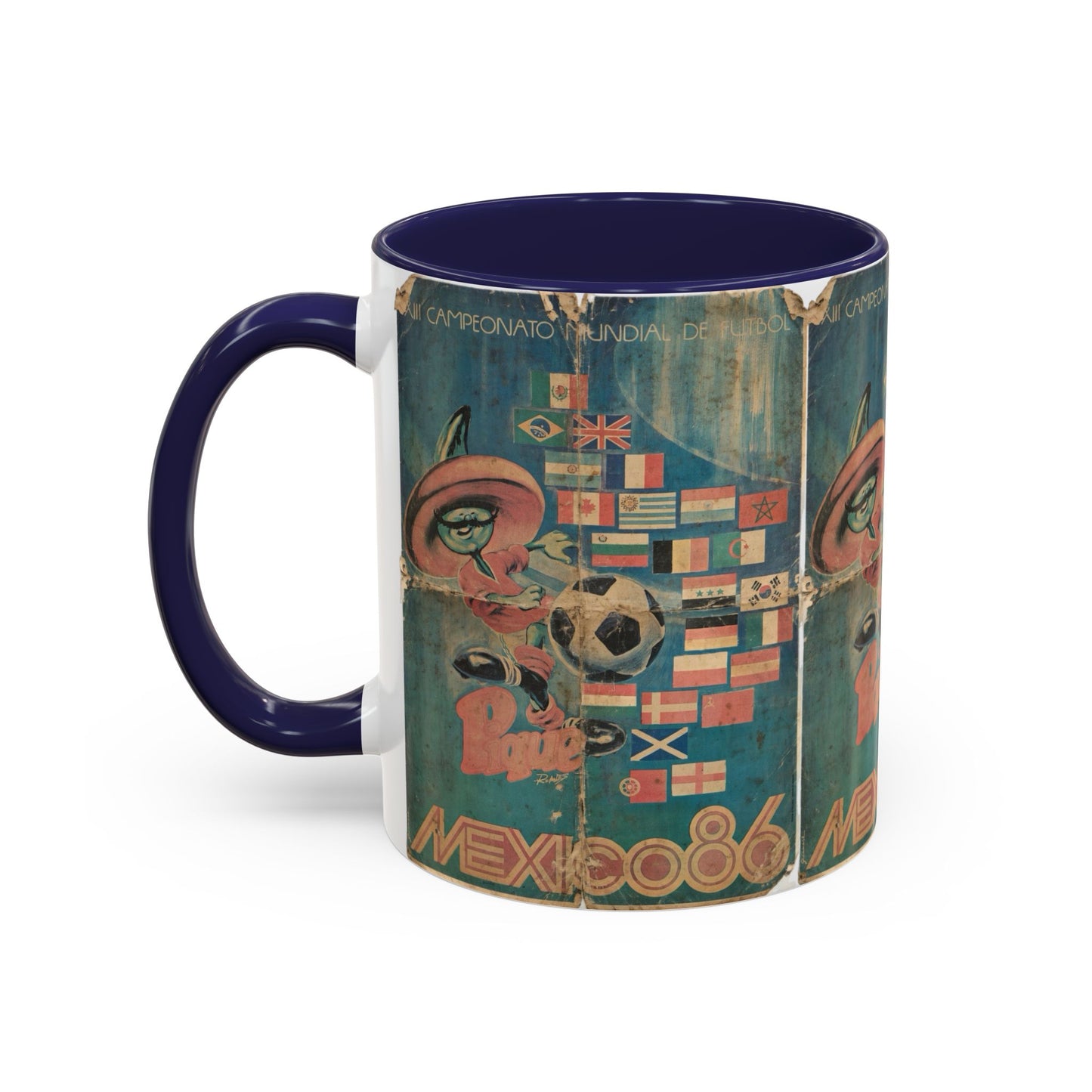 Mexico 86 Poster Pique Kick Coffee Mug (11, 15oz)
