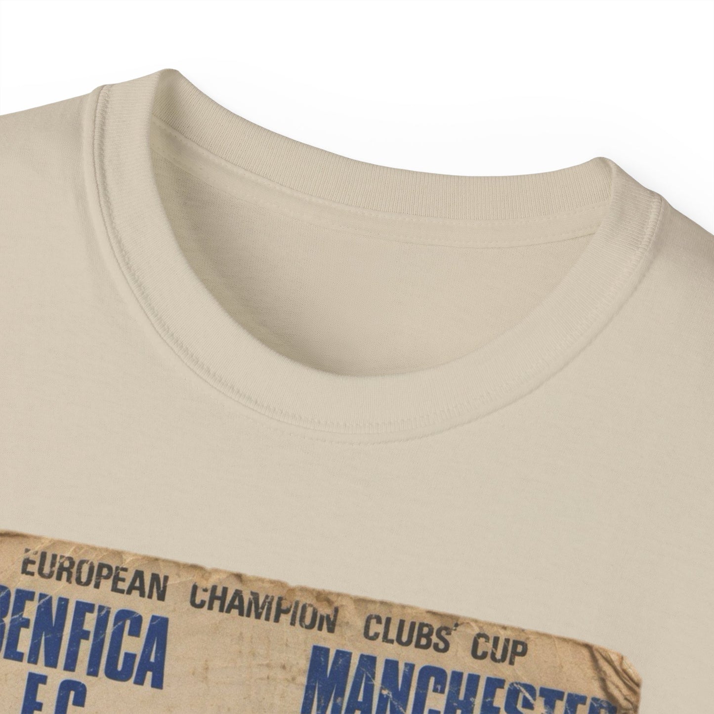 1968 European Cup Final Poster Manchester United v Benfica