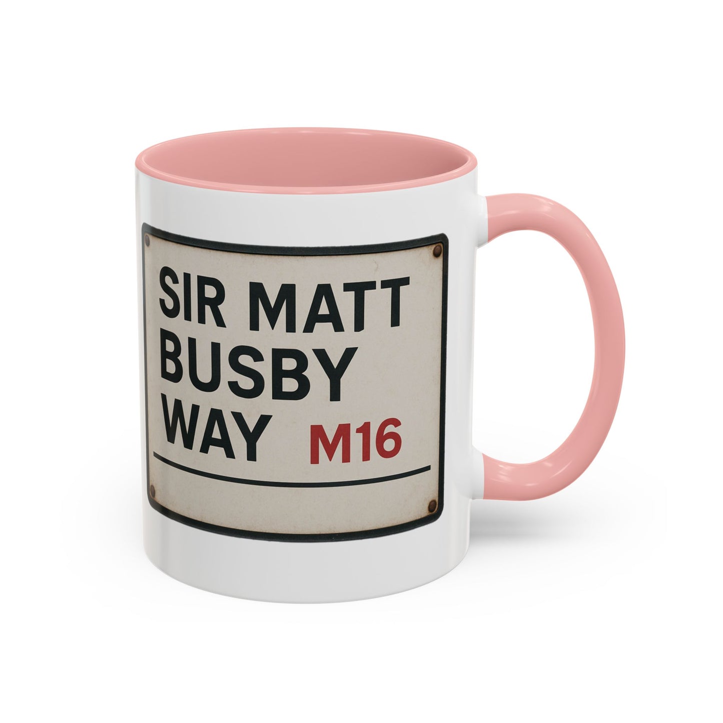 Sir Matt Busby Way Manchester United Mug