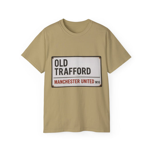 Manchester United Old Trafford Road Sign T-Shirt
