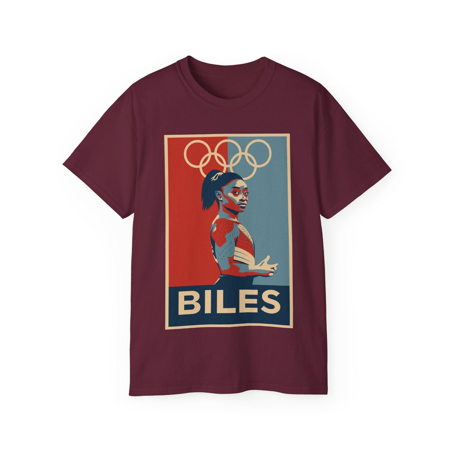 Simone Biles Olympic Rings T-Shirt