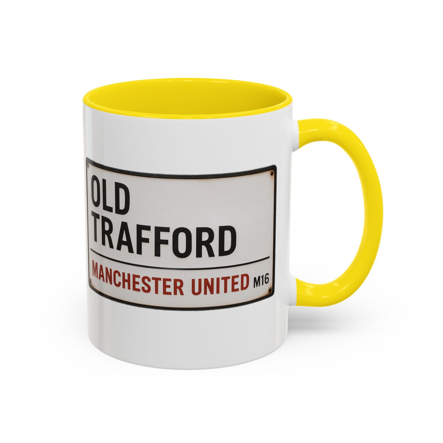 Manchester United Old Trafford Road Sign Mug
