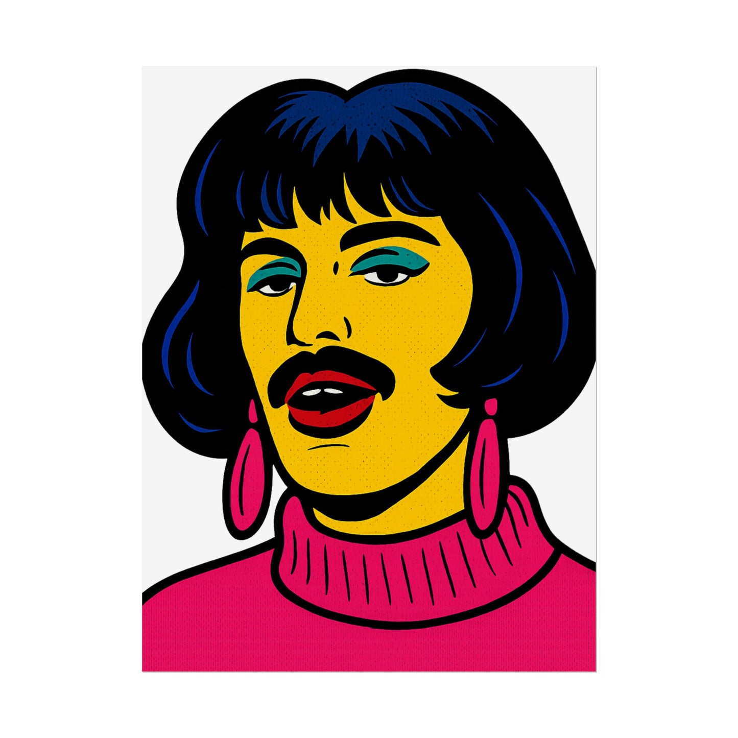 Mercury Pop Art I Want To Break Free Poster