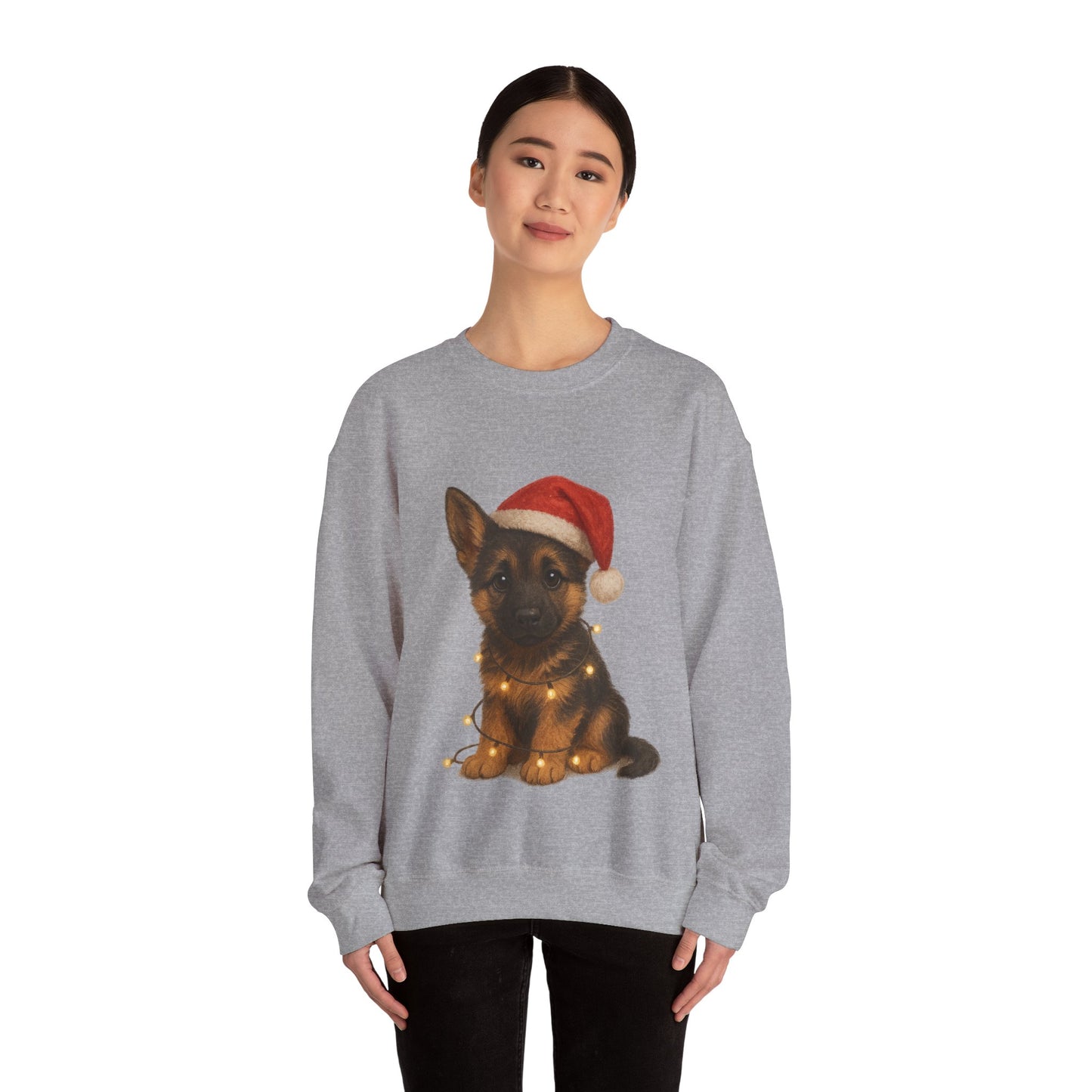 Christmas German Shepherd Puppy Sweatshirt