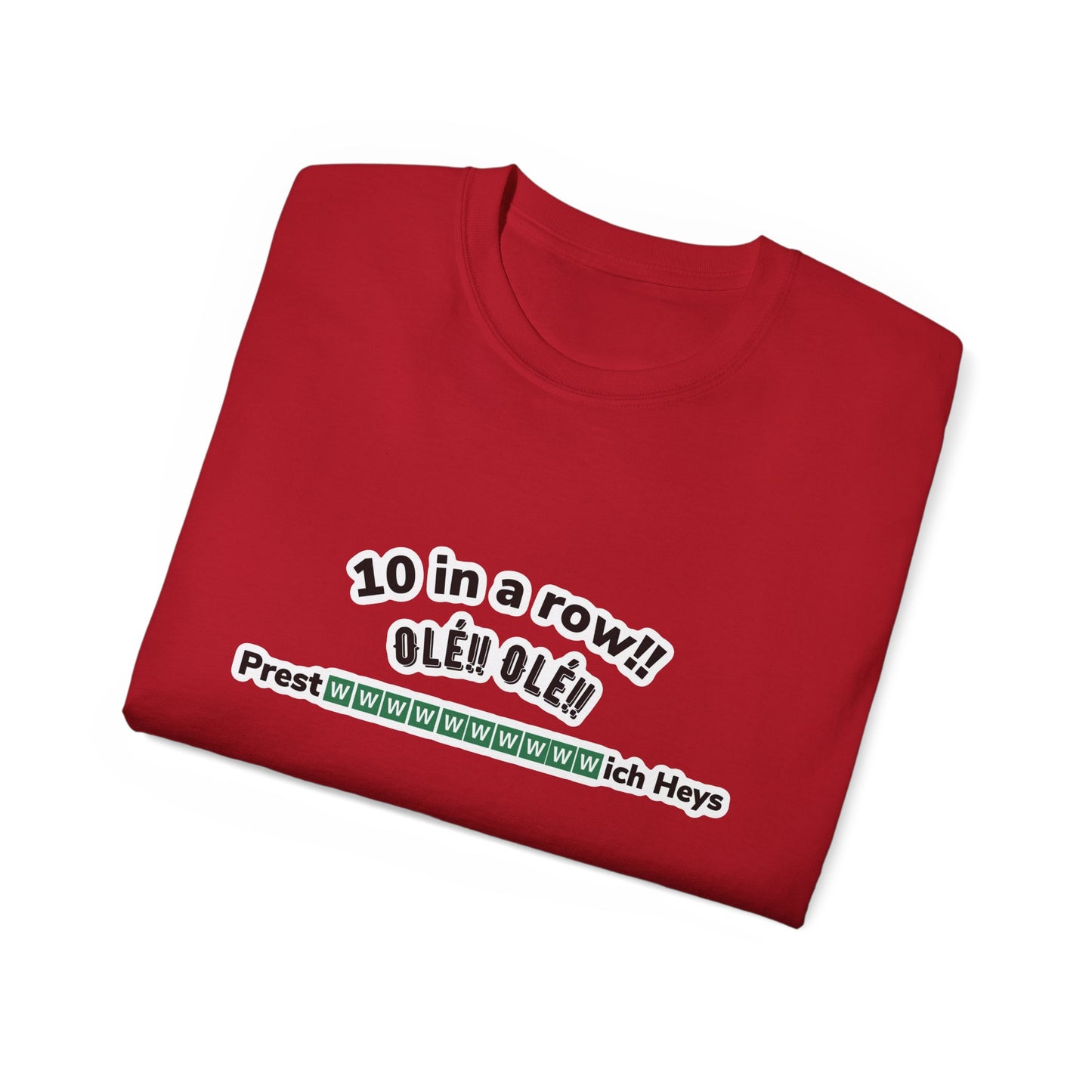 Prestwwwwwwwwwwich Heys Unisex Ultra Cotton Tee