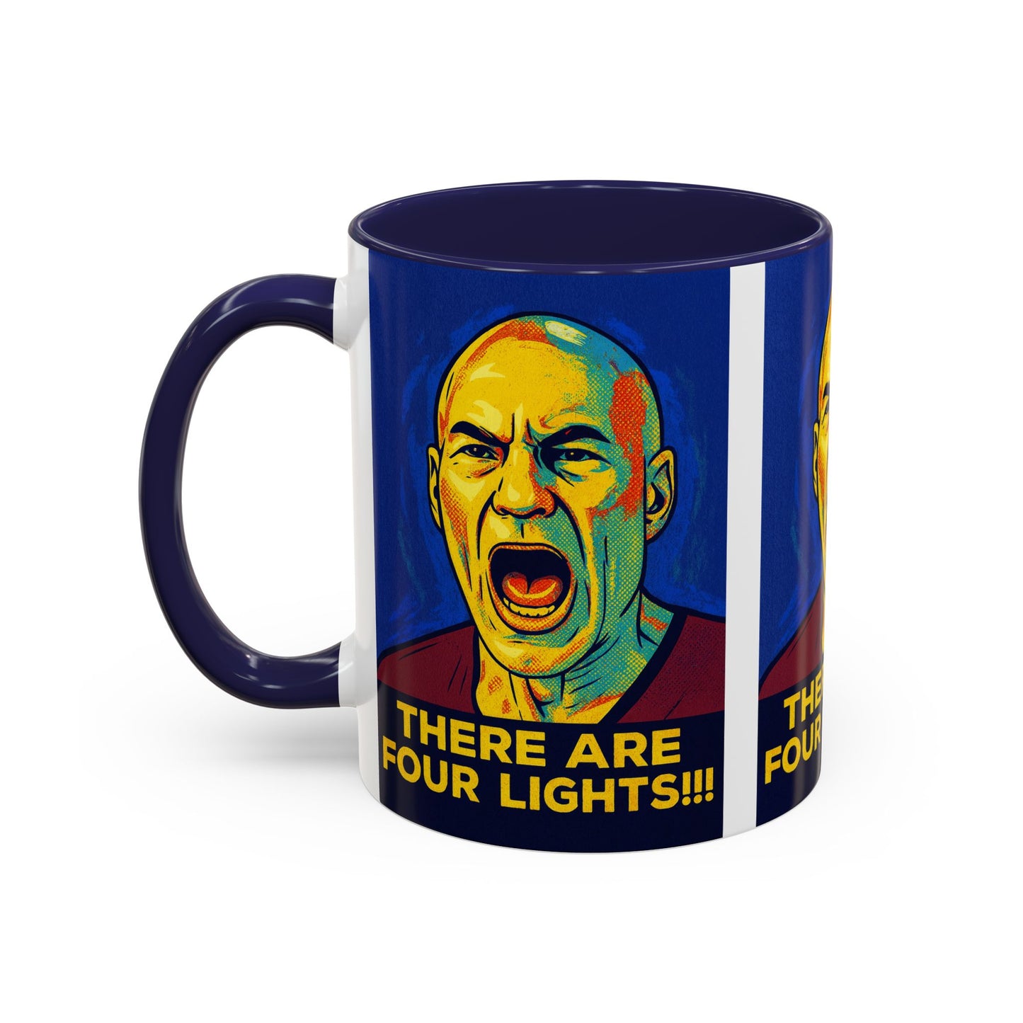 Star Trek Captain Picard Four Lights Mug