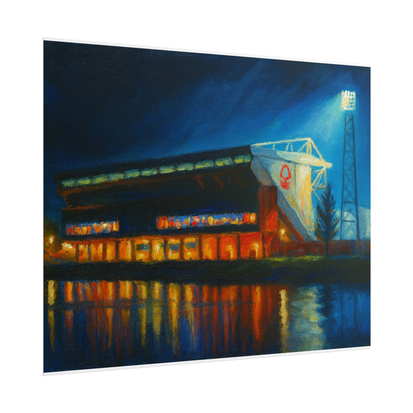 Nottingham Forest City Ground Art Poster