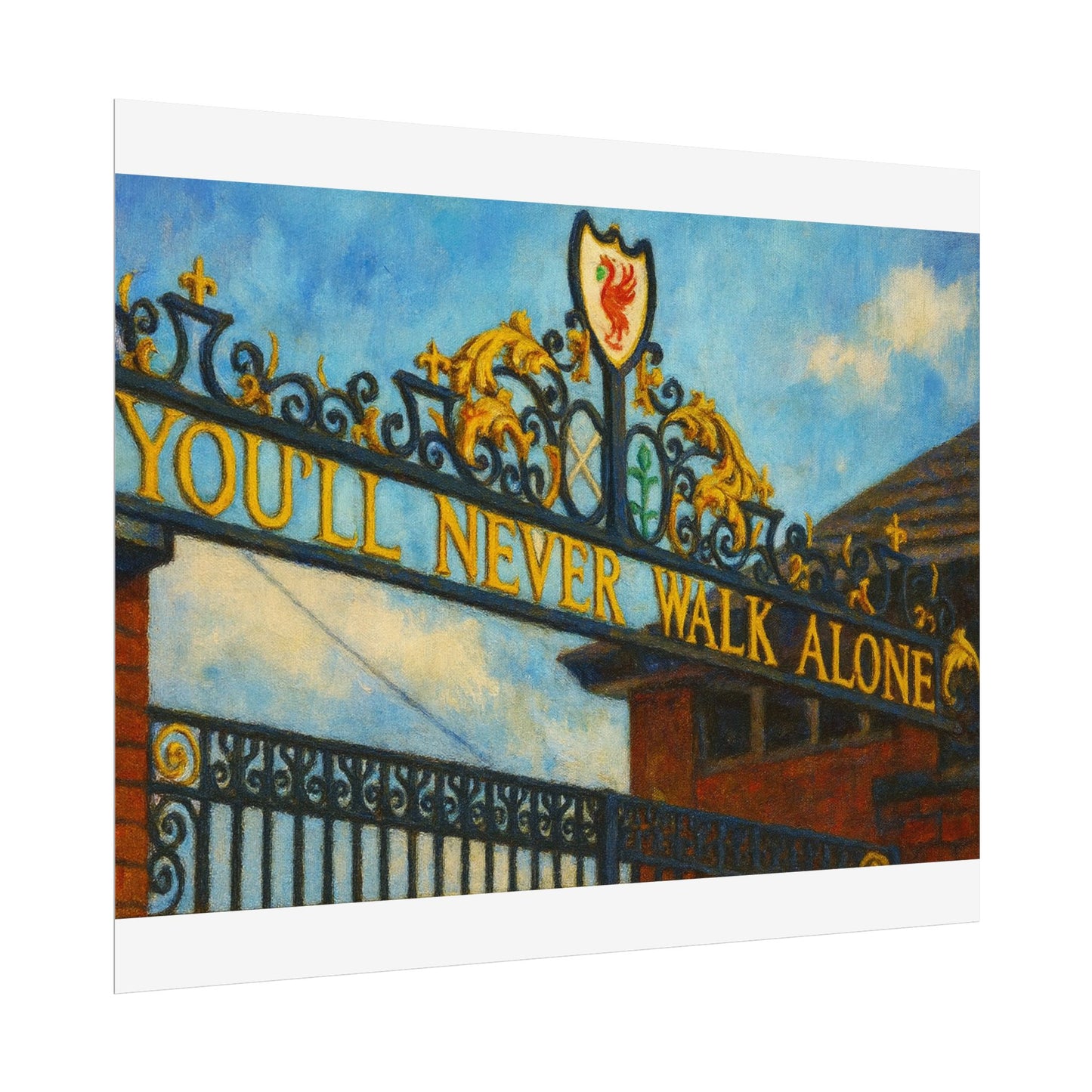 Liverpool FC Shankly Gates Art Poster