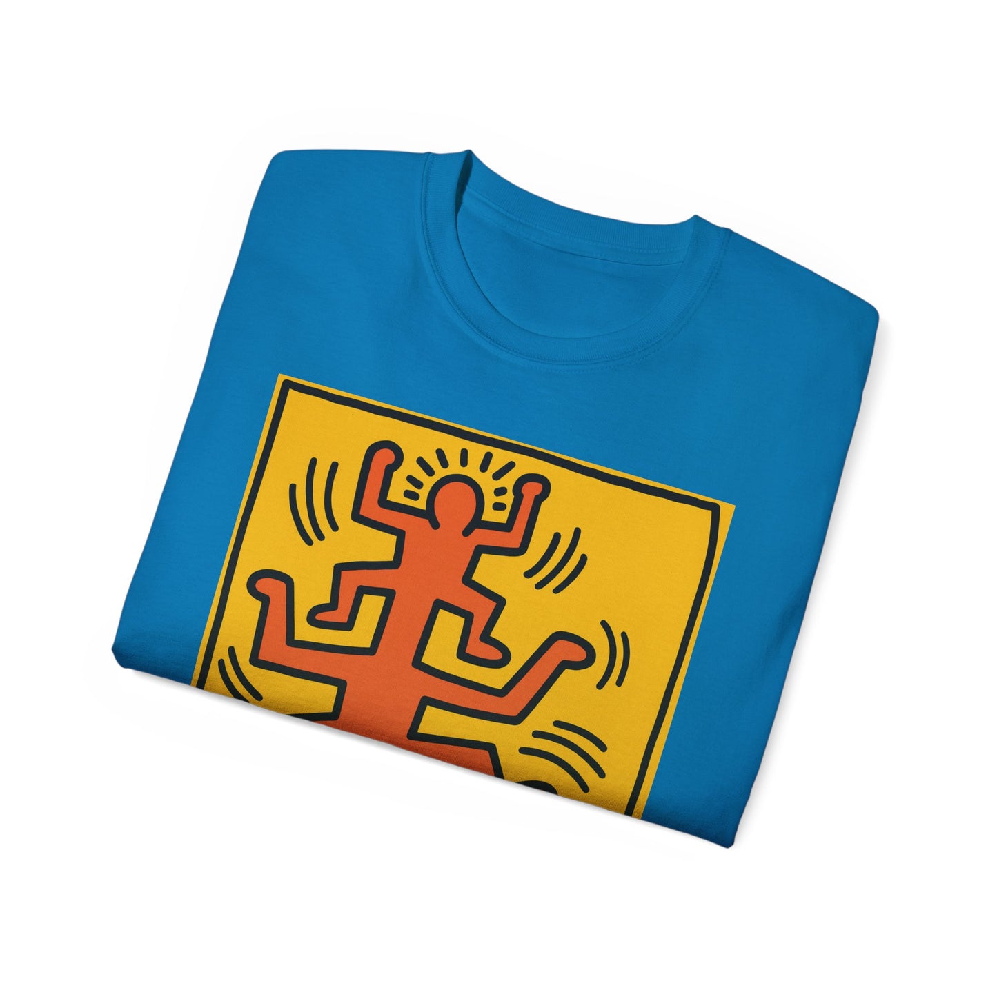 Keith Haring Plate No. 1 (from the Growing suite) Orange T-Shirt