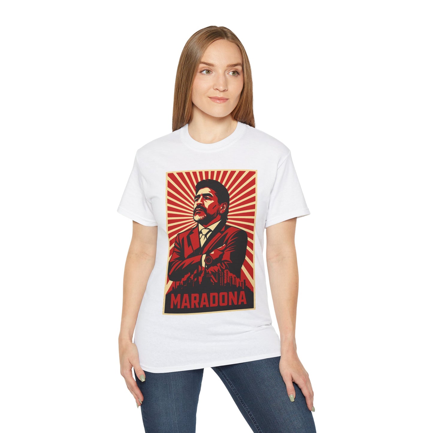 Maradona Propaganda Poster T-Shirt - Argentina