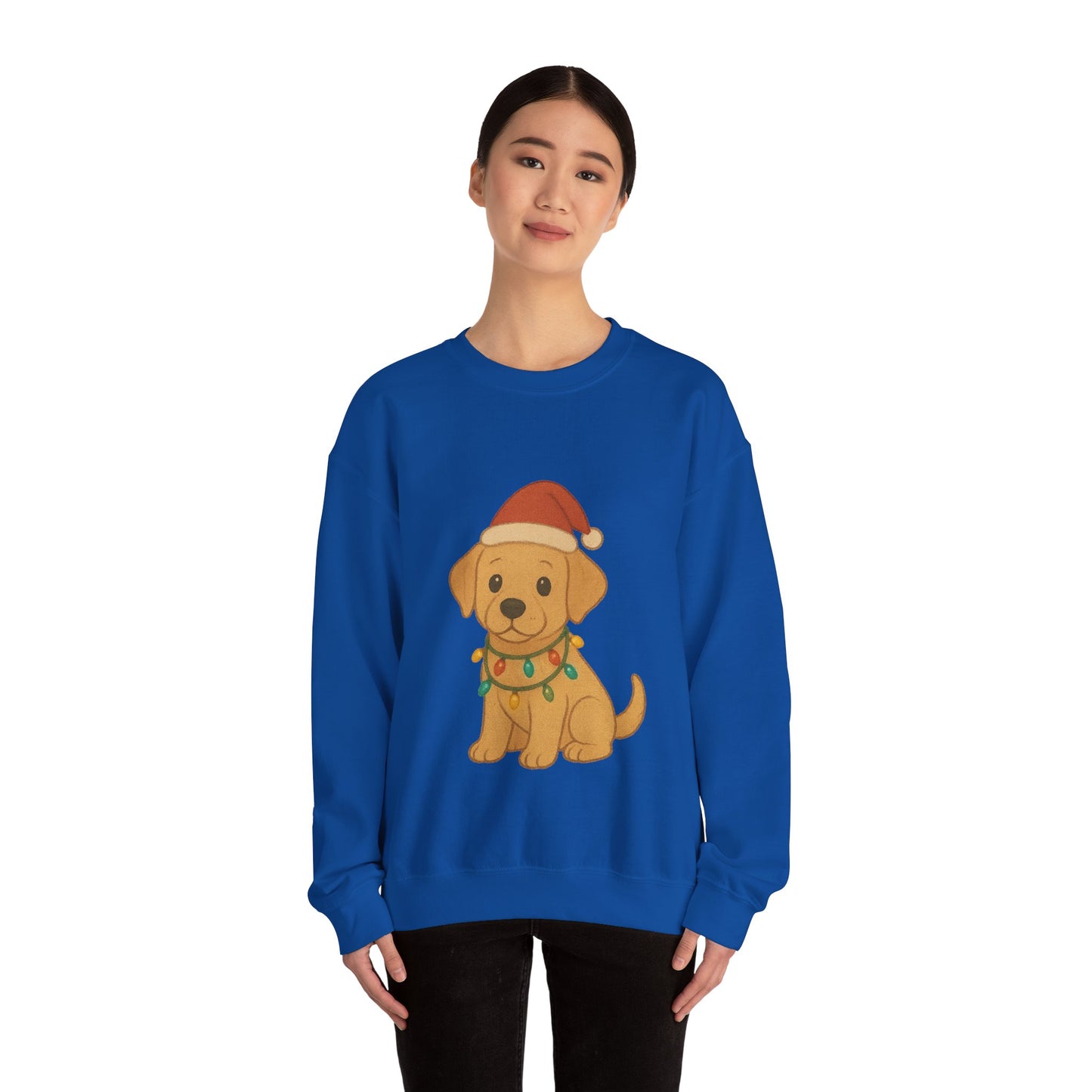 Cute Christmas Labrador Puppy Sweatshirt