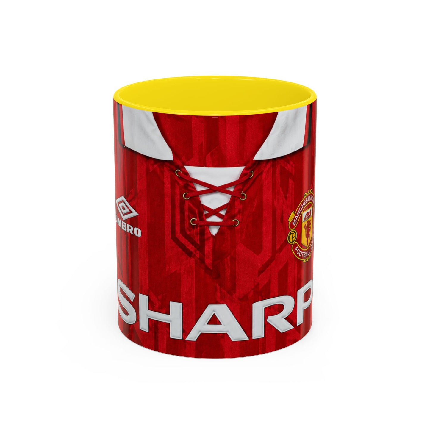 Manchester United 1992 - 94 Shirt Accent Coffee Mug (11, 15oz)