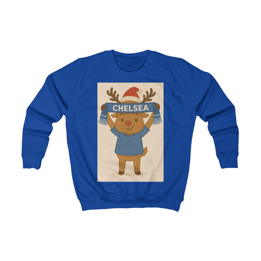 Children’s Chelsea Reindeer Christmas Jumper