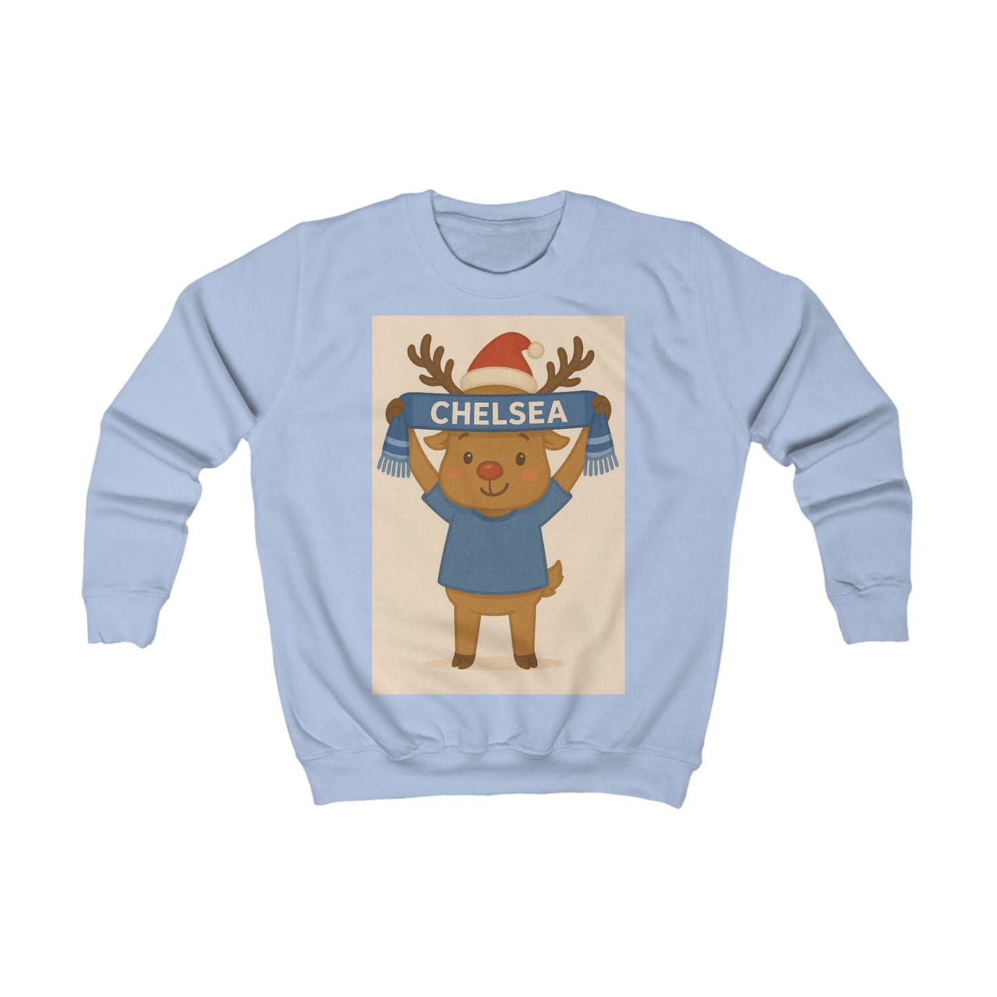 Children’s Chelsea Reindeer Christmas Jumper