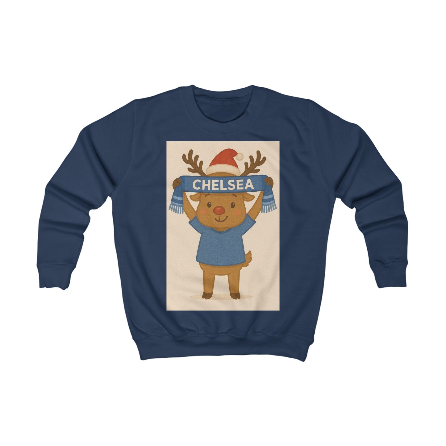 Children’s Chelsea Reindeer Christmas Jumper