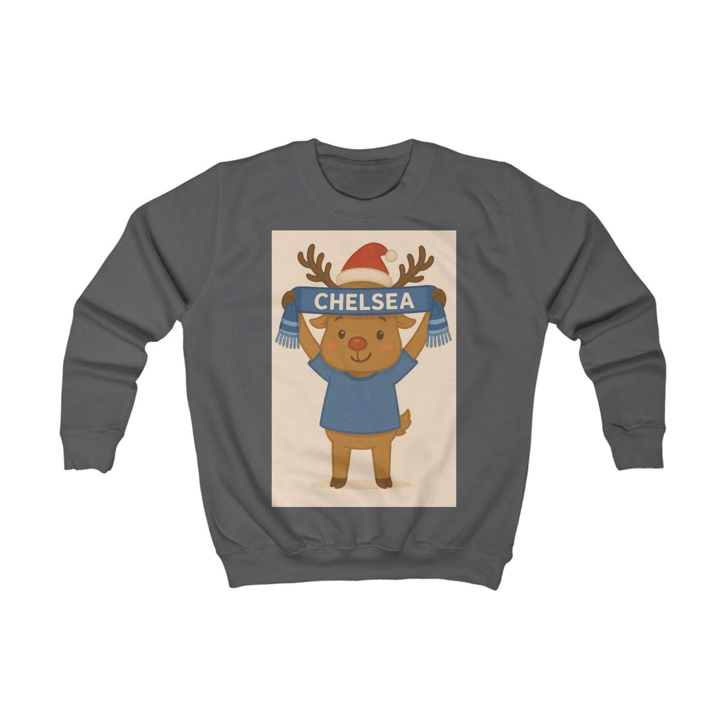 Children’s Chelsea Reindeer Christmas Jumper