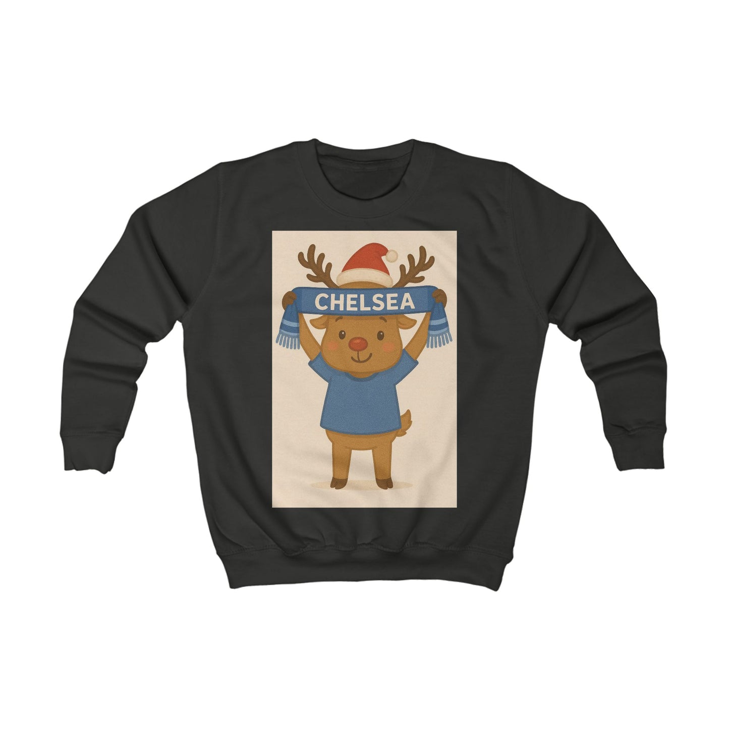 Children’s Chelsea Reindeer Christmas Jumper