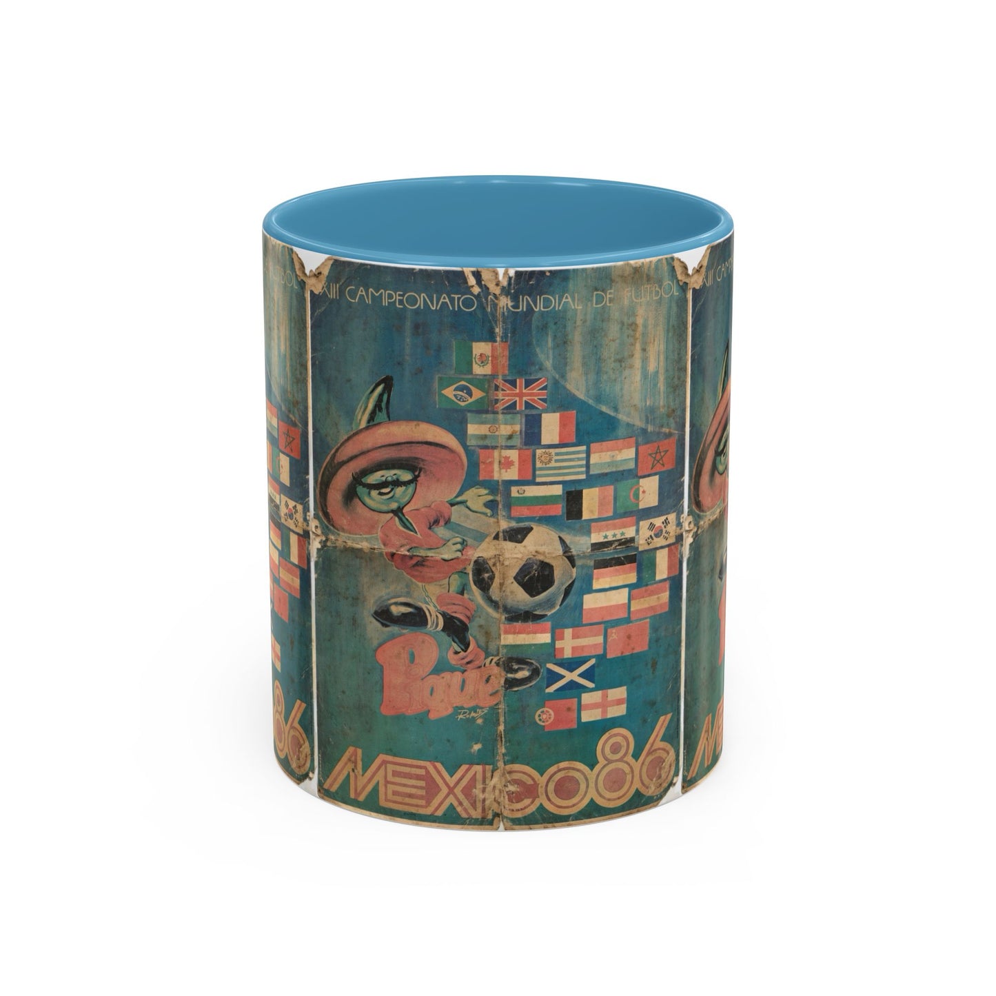 Mexico 86 Poster Pique Kick Coffee Mug (11, 15oz)