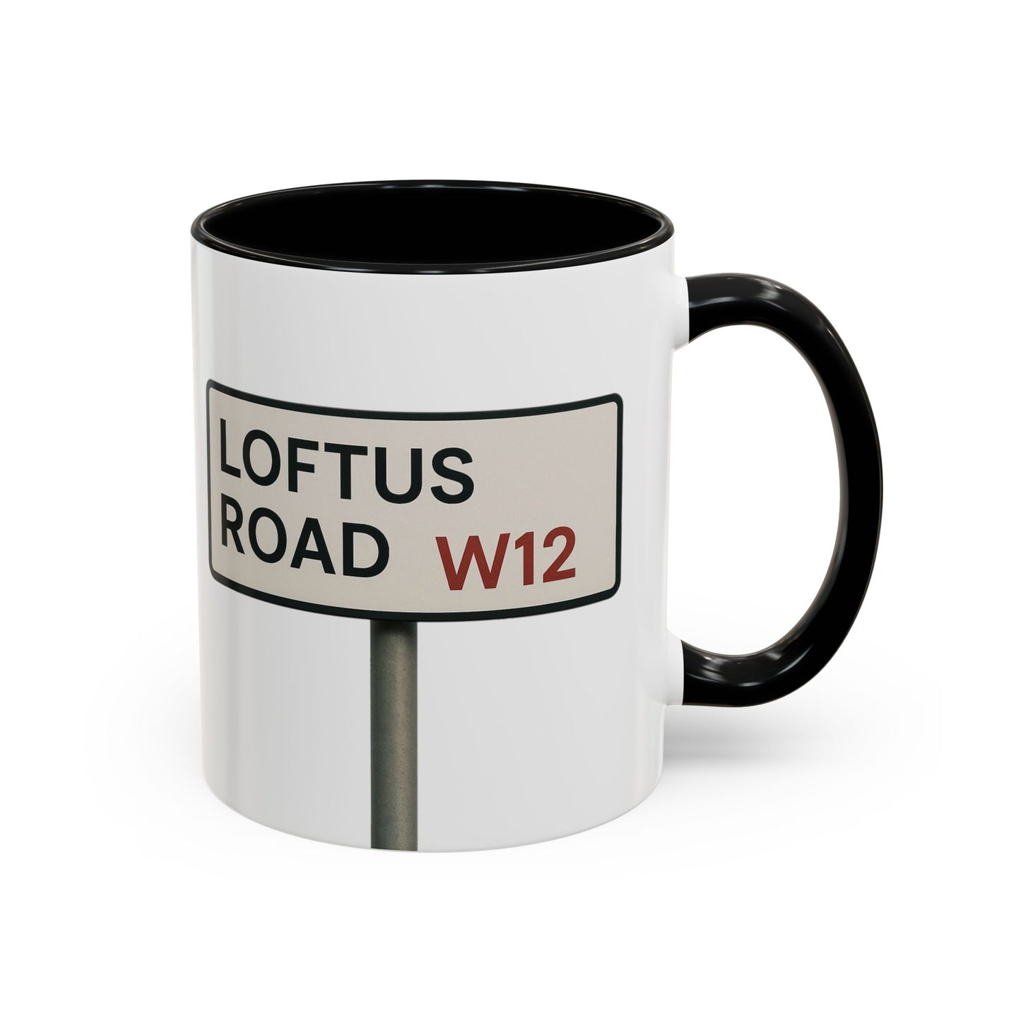 Loftus Road QPR Road Sign Mug