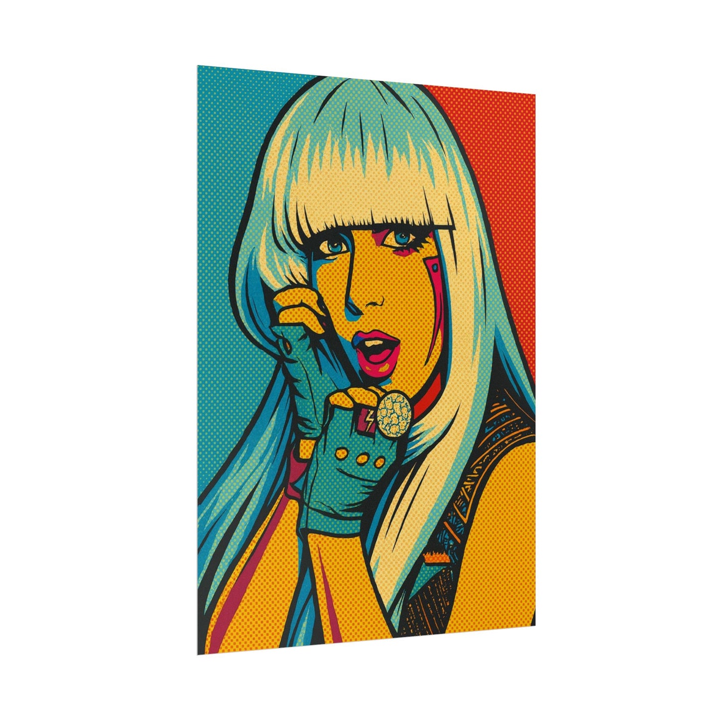 Lady G a g a Pop Art Poster