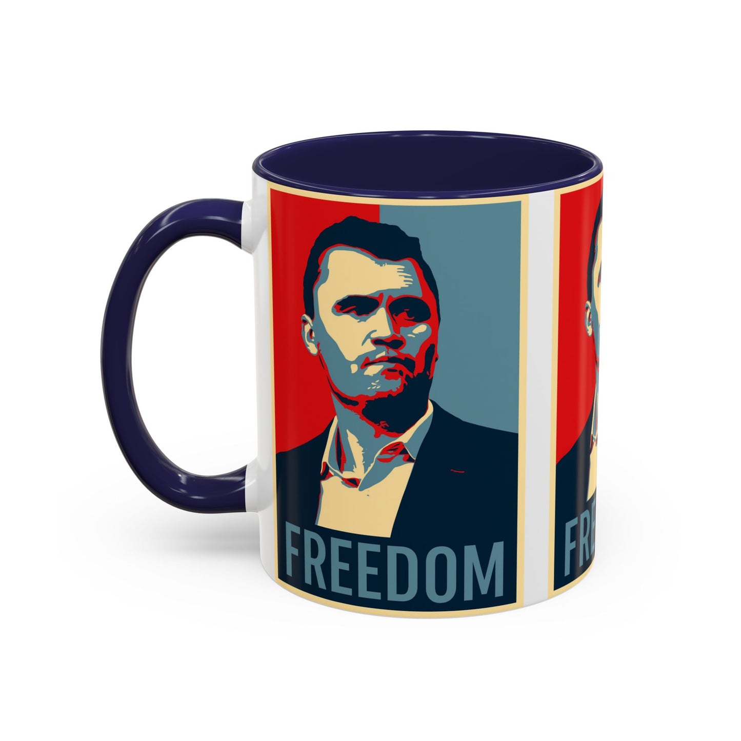 Charlie Kirk Hope Freedom Mug