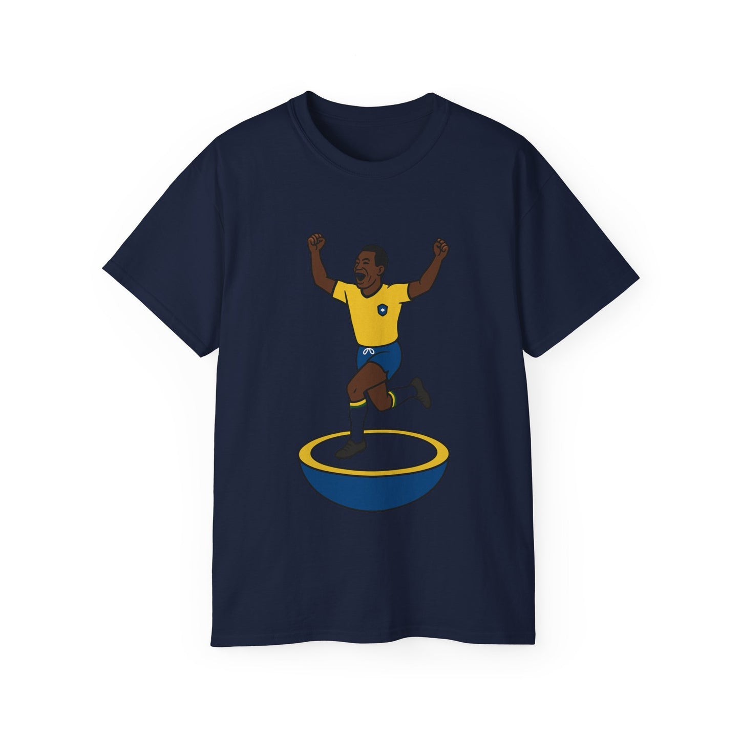 Pele Cartoon Subbuteo T-Shirt - Brazil