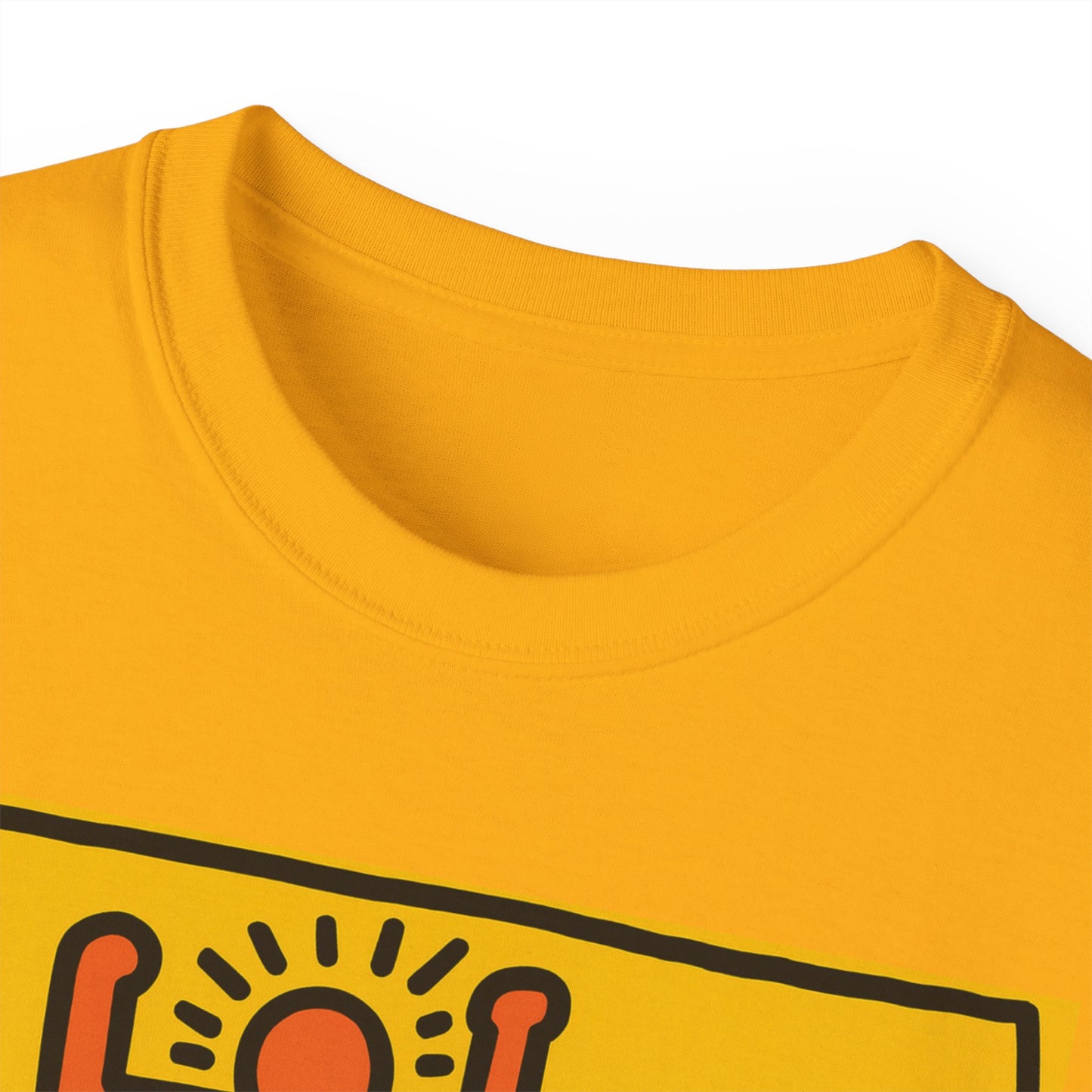 Keith Haring Plate No. 1 (from the Growing suite) Orange T-Shirt