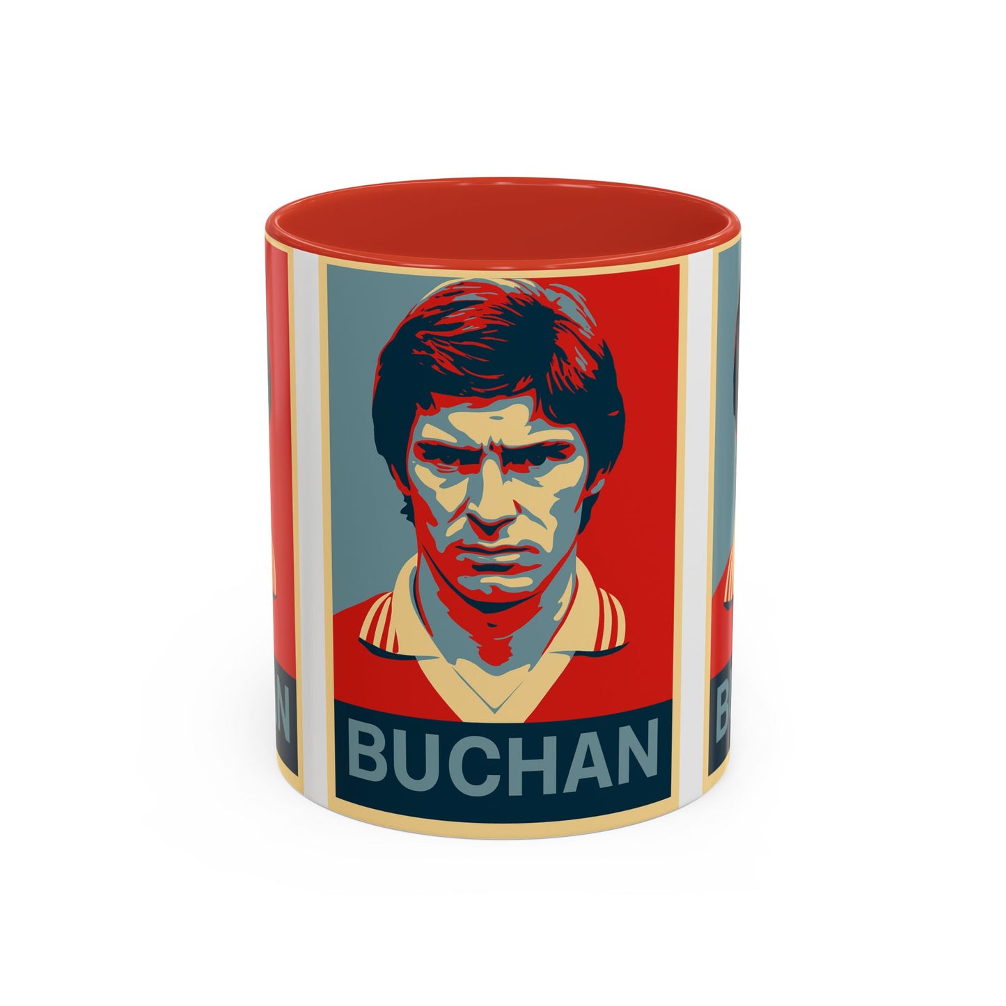 Martin Buchan Hope Poster Mug - Manchester United