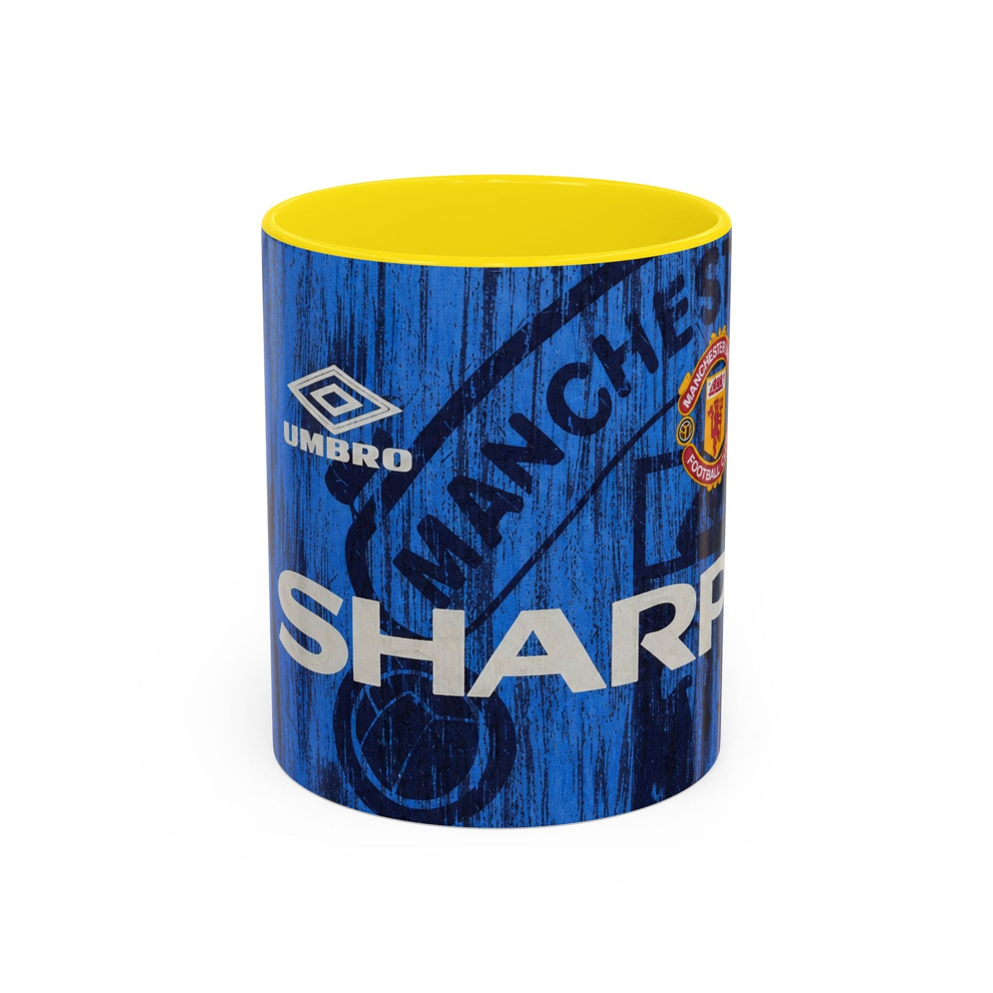 Manchester United 1992-93 Away Shirt Accent Coffee Mug (11, 15oz)