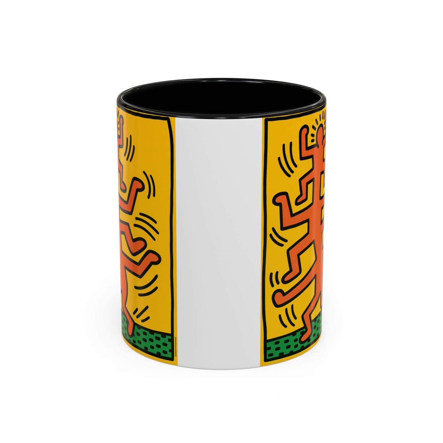 Keith Haring Plate No. 1 (from the Growing suite) Orange Mug