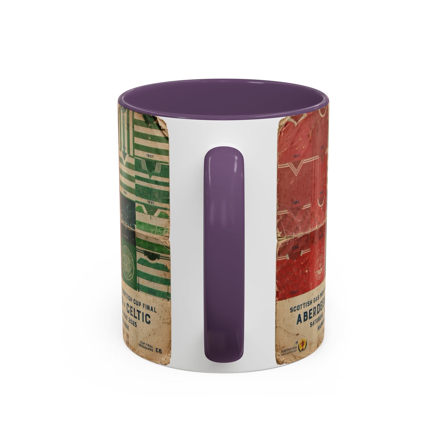 2025 Scottish Challenge Cup Aberdeen Celtic Programme Poster Accent Coffee Mug (11, 15oz)