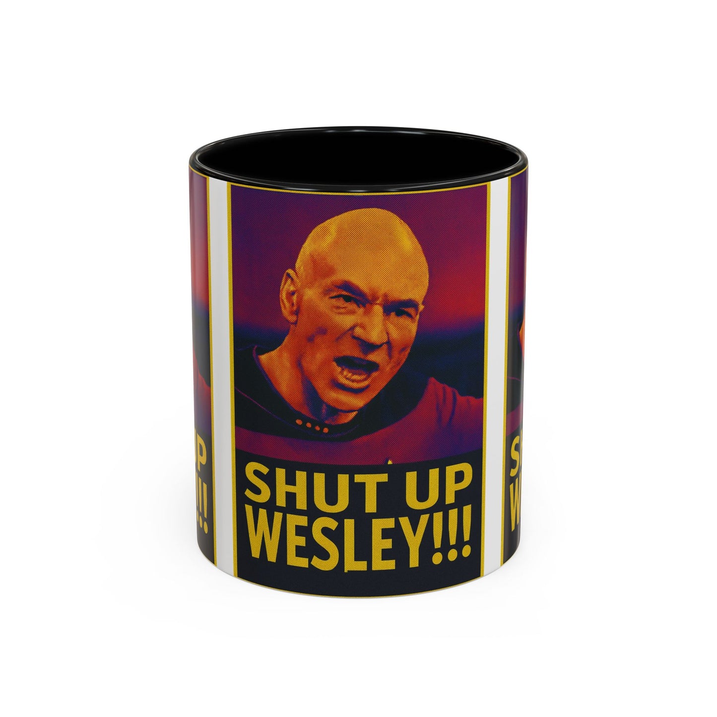 Captain Picard Shut Up Wesley! Mug