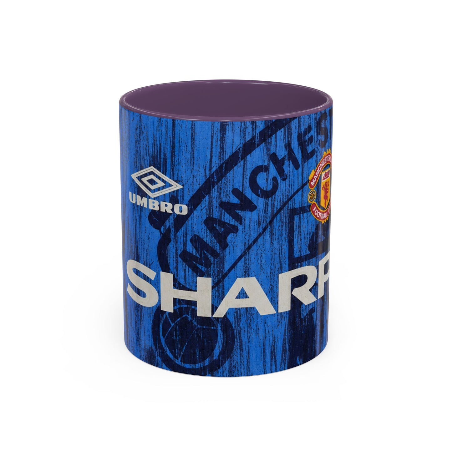 Manchester United 1992-93 Away Shirt Accent Coffee Mug (11, 15oz)