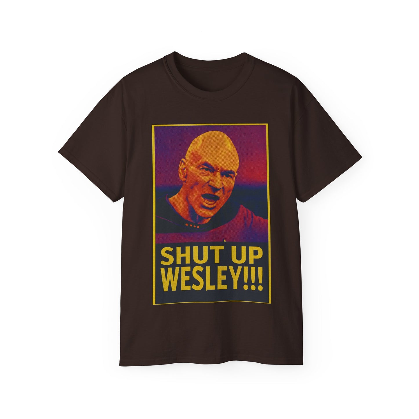 Captain Picard Shut Up Wesley T-Shirt