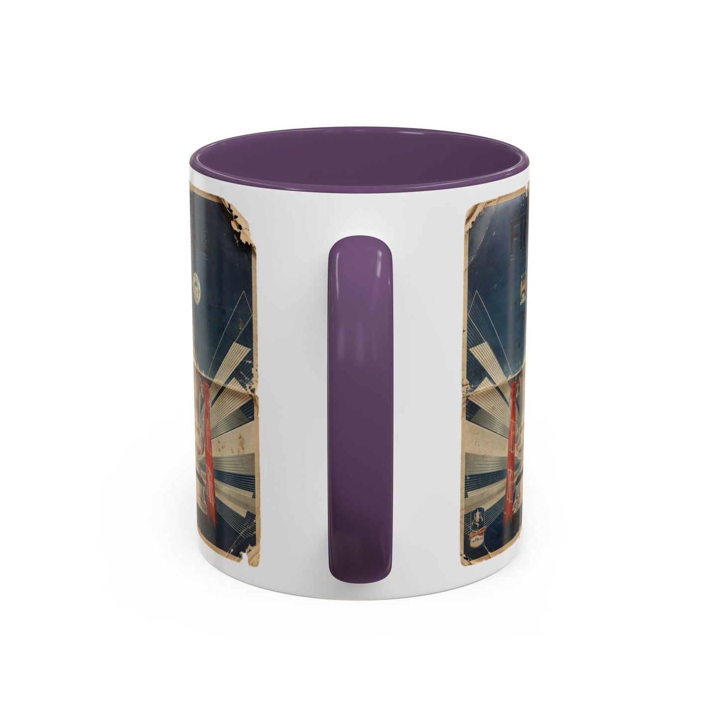 2013 FA Cup Final Manchester City Wigan Athletic Programme Poster Accent Coffee Mug (11, 15oz)