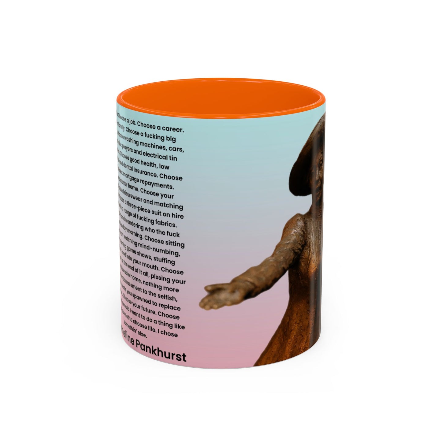 Emmeline Pankhurst Trainspotting Quite Mug