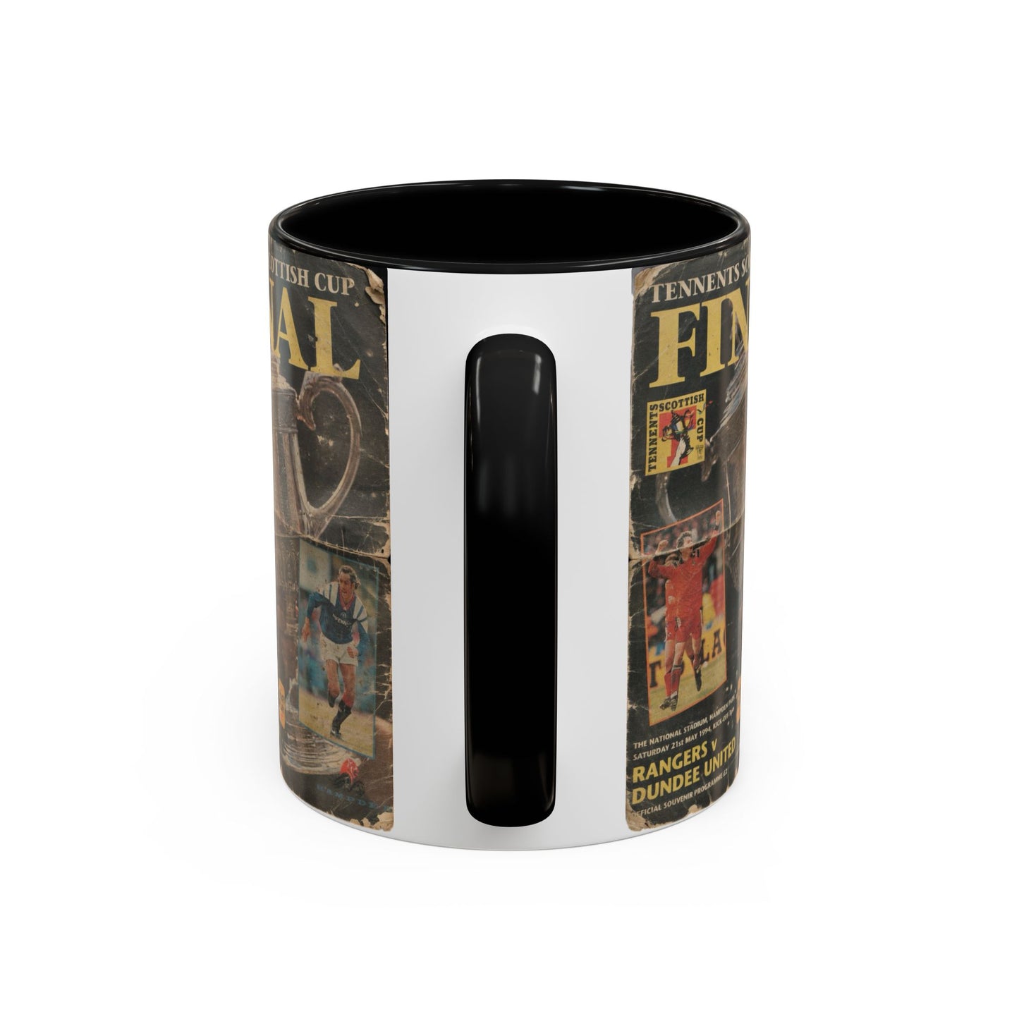 1994 Scottish Challenge Cup Final Dundee United Rangers Programme Poster Accent Coffee Mug (11, 15oz)