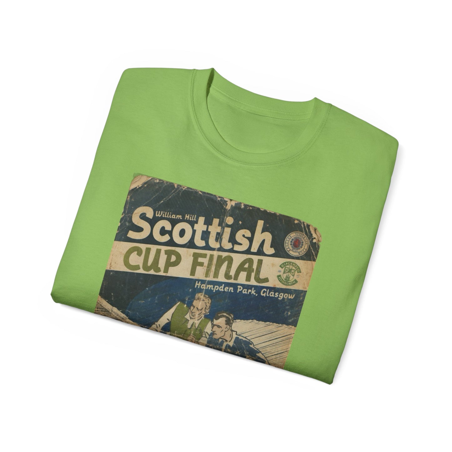 2016 Scottish Challenge Cup Final Hibernian Rangers Programme Poster Unisex Ultra Cotton Tee
