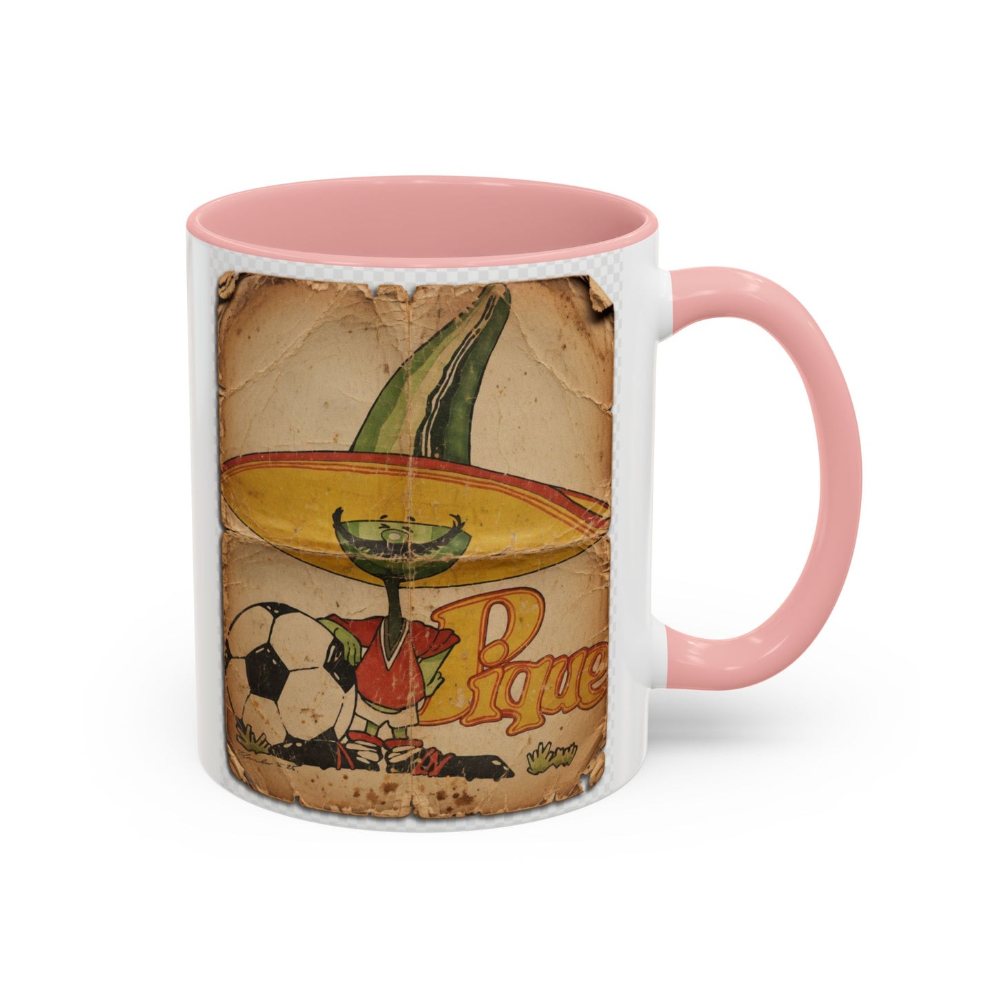 Mexico 86 Mascot Poster Pique Coffee Mug (11, 15oz)