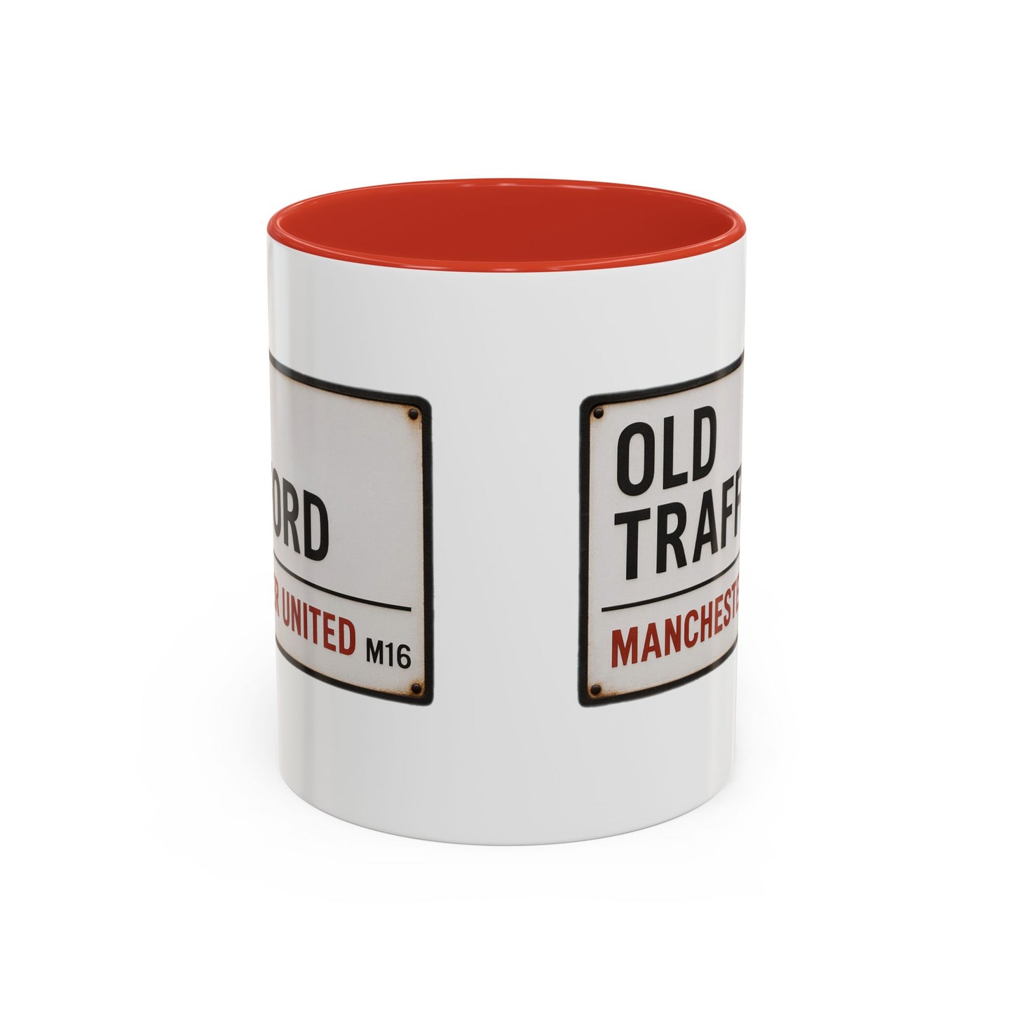 Manchester United Old Trafford Road Sign Mug
