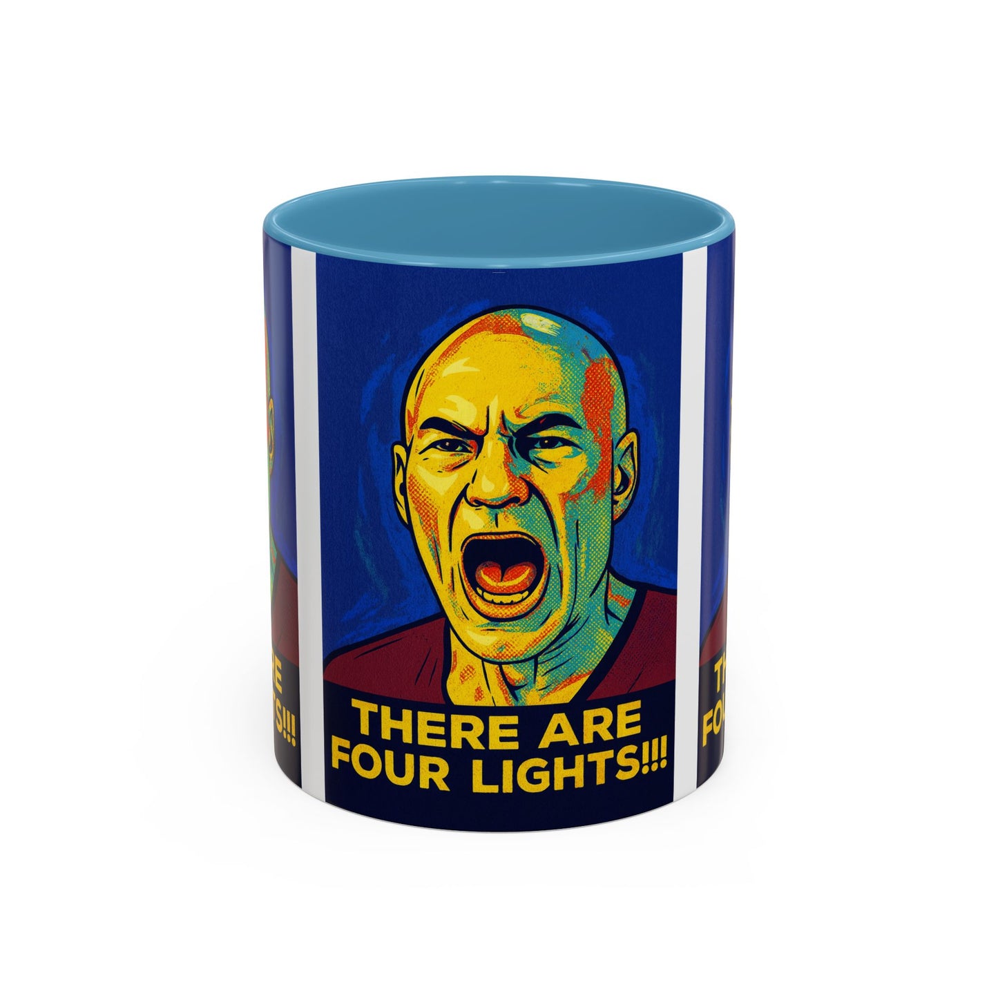 Star Trek Captain Picard Four Lights Mug