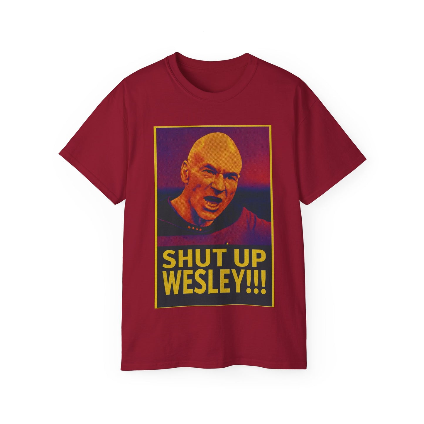 Captain Picard Shut Up Wesley T-Shirt