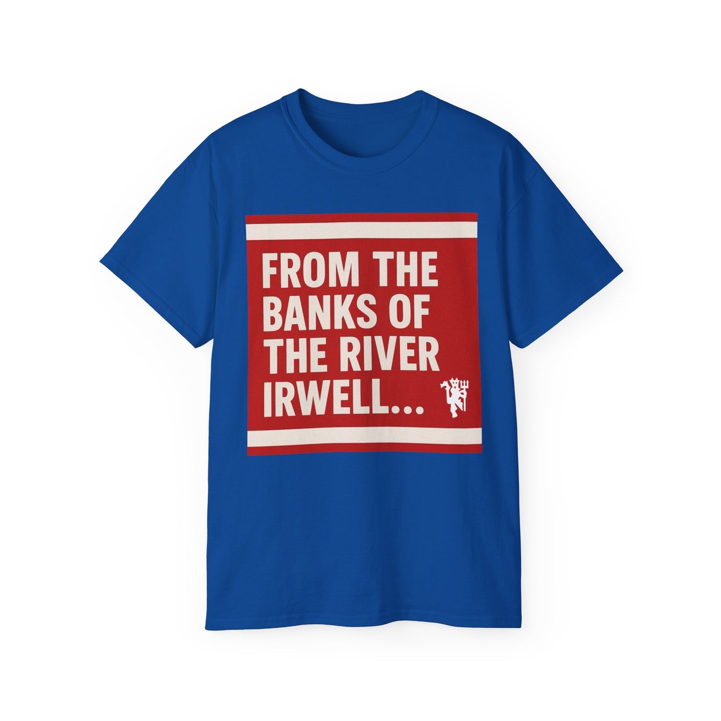 Manchester United From The Banks Of The River Irwell T-Shirt